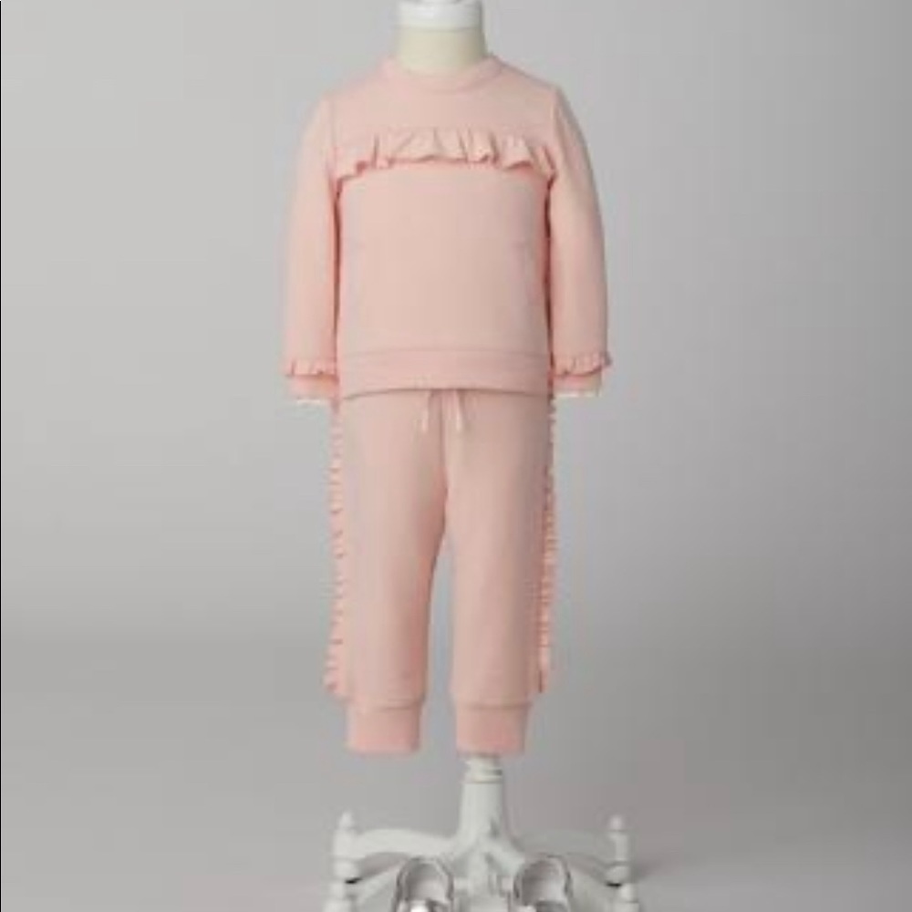 Janie and Jack girls jogger set